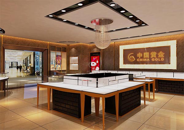 中国黄金珠宝展柜22